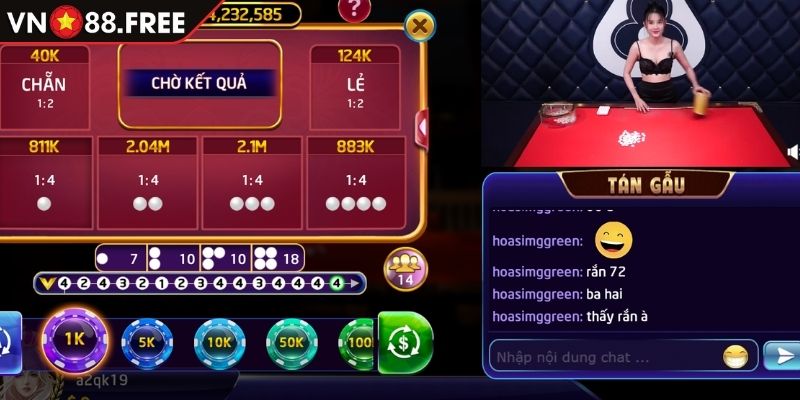 Casino CQ9 - Giải Trí Đỉnh Cao Tại VN88 Cho Người Chơi Việt 3 Thử sức ván game Fantan trực tuyến