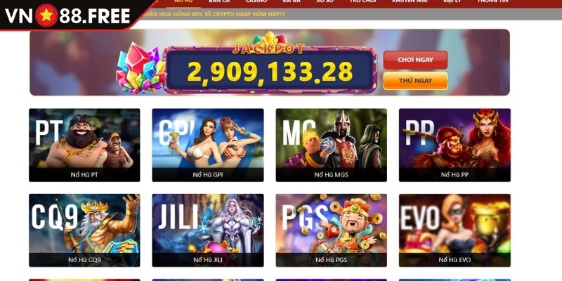 Nổ Hũ PP - Tận Hưởng Không Gian Slot Game Đỉnh Cao Tại VN88 1 Khám phá nhà phát hành Nổ Hũ PP VN88