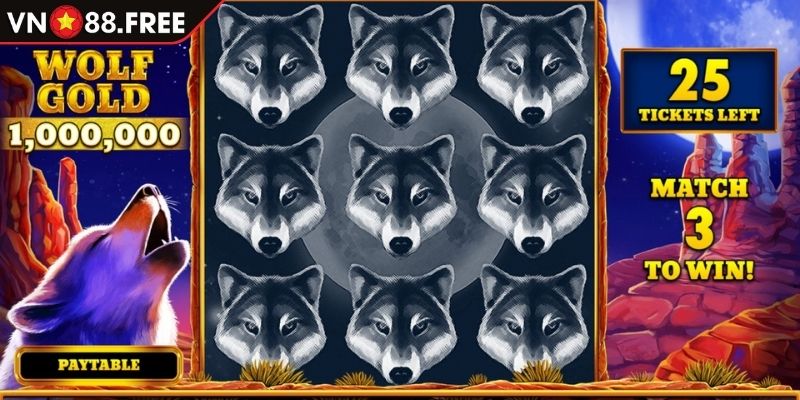 Nổ Hũ PP - Tận Hưởng Không Gian Slot Game Đỉnh Cao Tại VN88 3 Tham gia ván game Wolf Gold
